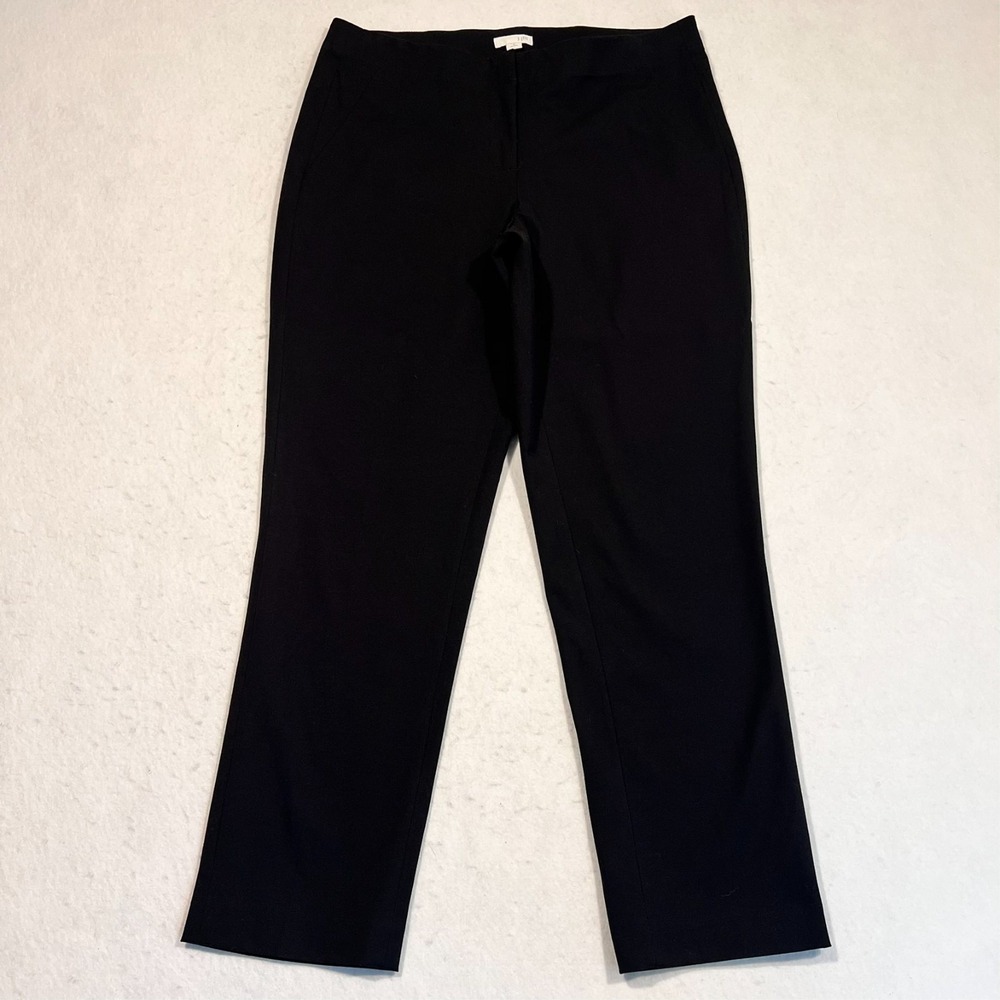 J. Jill Pants Trousers Stretch Straight Leg Black Career Work Women's 8‎ 31x26